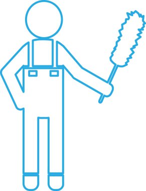 Temizleyici simge temizleme hizmetleri sembol tasarımı