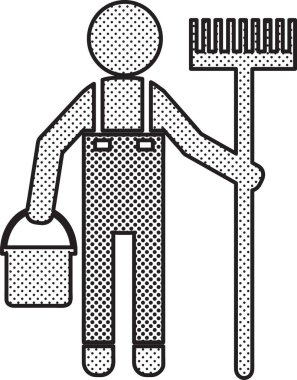 Temizleyici simge temizleme hizmetleri sembol tasarımı