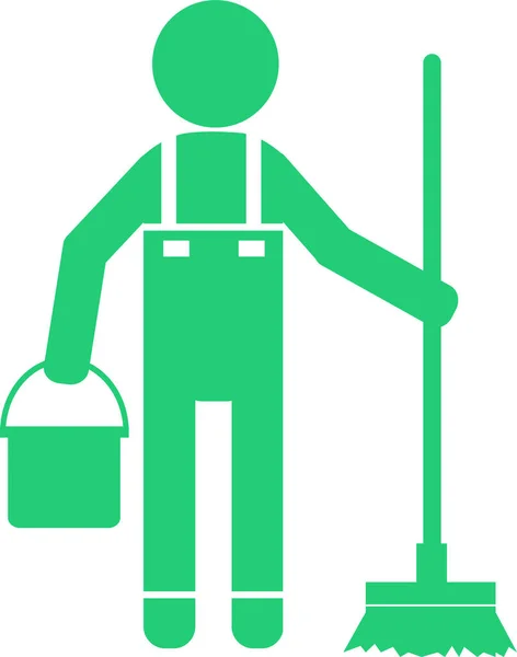 Cleaner Icon Cleaning Services Sign Symbol Design — Stock Vector