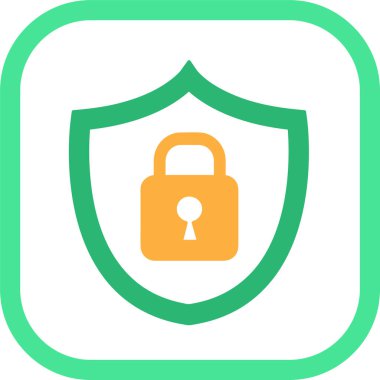 Güvenlik simgesi anti virüs imza tasarımı