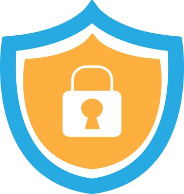 Güvenlik simgesi anti virüs imza tasarımı