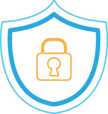 Güvenlik simgesi anti virüs imza tasarımı