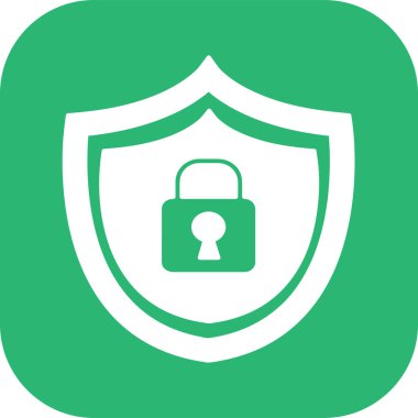 Güvenlik simgesi anti virüs imza tasarımı