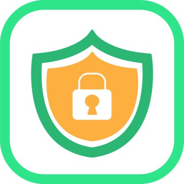 Güvenlik simgesi anti virüs imza tasarımı