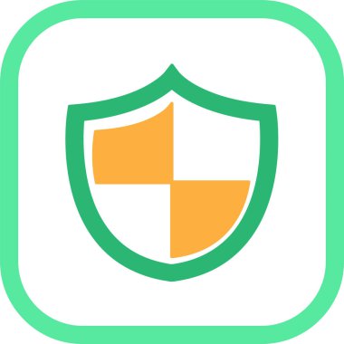 Güvenlik simgesi anti virüs imza tasarımı