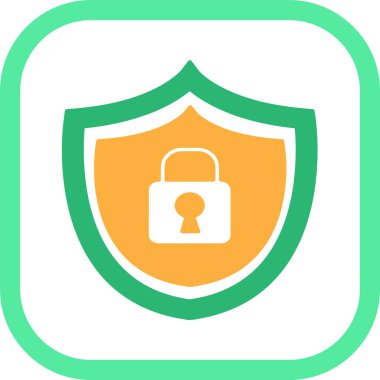 Güvenlik simgesi anti virüs imza tasarımı