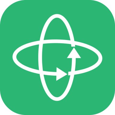 360 Derece simge sembolü tasarımı