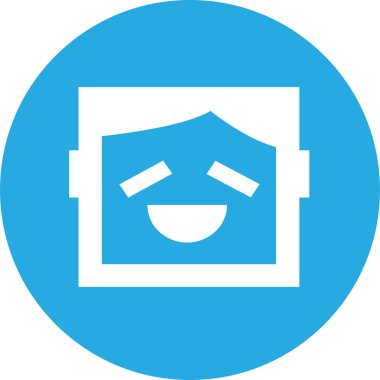 İnsan duygu simgesi sembol tasarımı