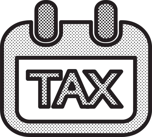税金アイコン記号のデザイン — ストックベクタ
