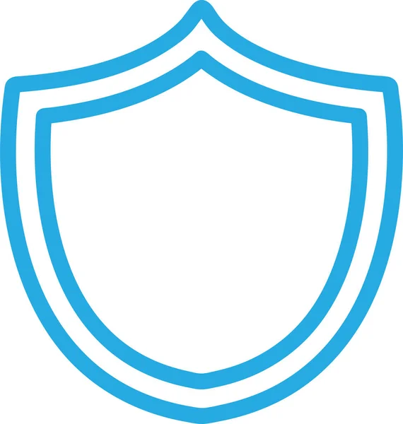 Icono Seguridad Virus Signo Diseño — Vector de stock