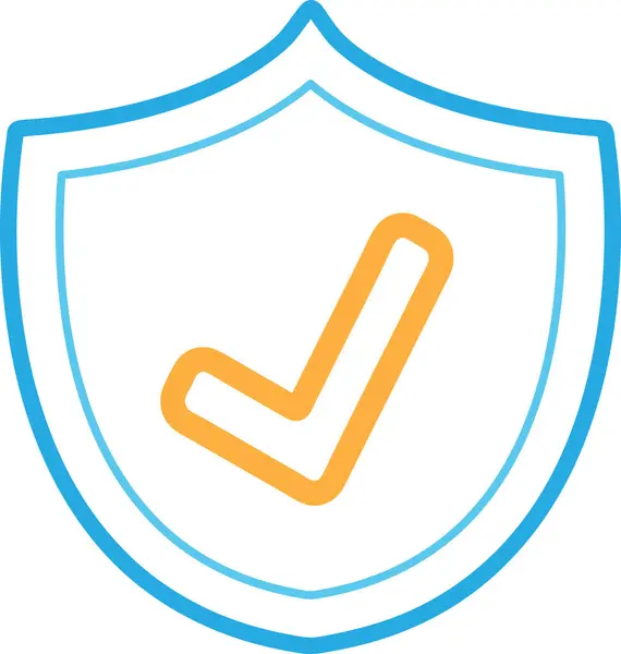 Bezpečnostní Ikona Antivirové Znamení Design — Stockový vektor