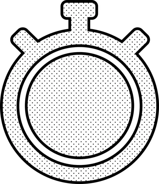 Cronómetro Icono Signo Símbolo Diseño — Archivo Imágenes Vectoriales