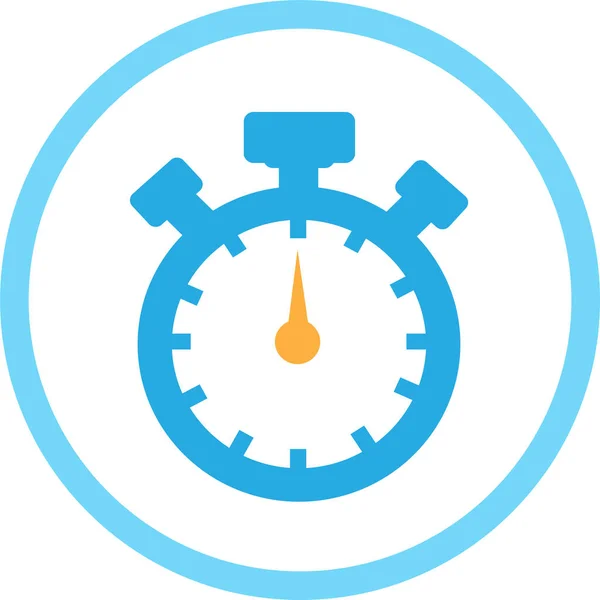 Stopwatch Ikon Jel Szimbólum Tervezés — Stock Vector