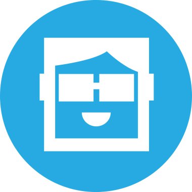 İnsan duygu simgesi sembol tasarımı