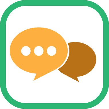 konuşma kabarcığı işaret simgesi tasarımı