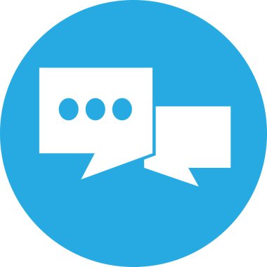 konuşma kabarcığı işaret simgesi tasarımı