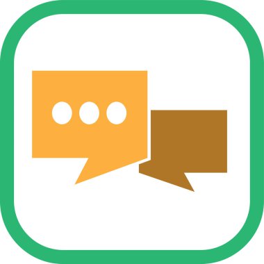 konuşma kabarcığı işaret simgesi tasarımı