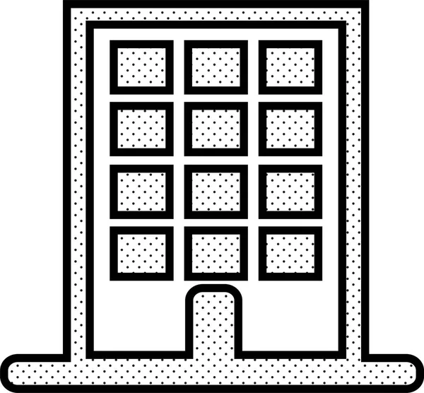 Розробка Символів Значка Будівлі — стоковий вектор