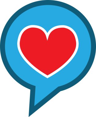 Kalp simgesi sembol tasarımı 