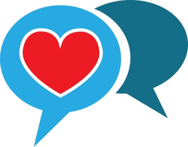 Kalp simgesi sembol tasarımı 