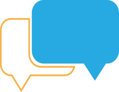 konuşma kabarcığı işaret simgesi tasarımı