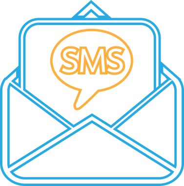 E- posta ve posta simgesi sembol tasarımı