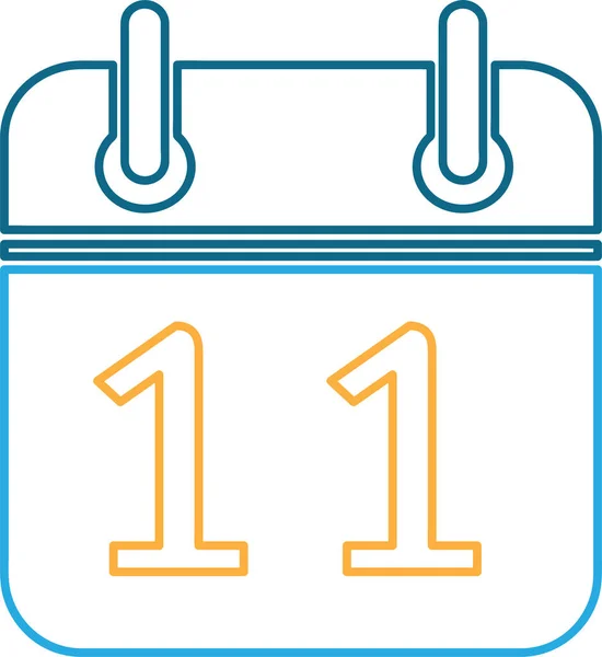 Calendar Icon Sign Symbol Desiggn — Vettoriale Stock