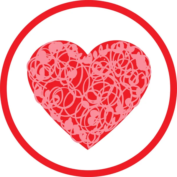 Дизайн Символів Значка Серця — стоковий вектор