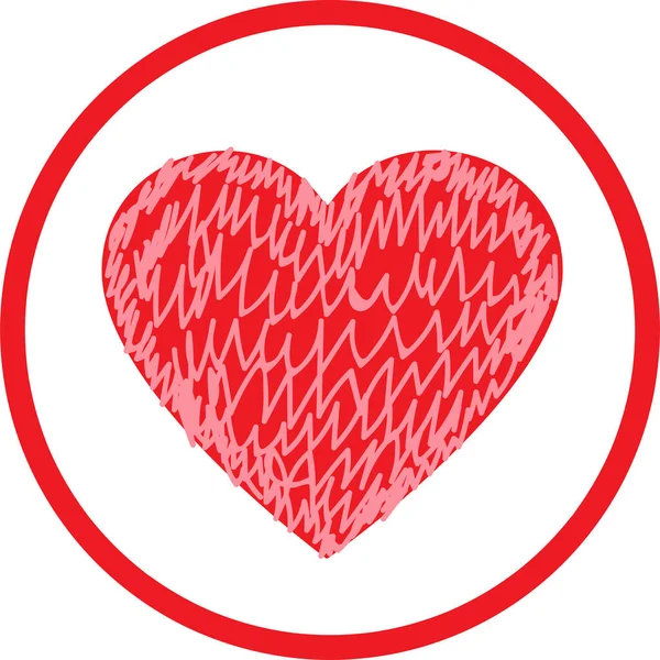 Дизайн Символів Значка Серця — стоковий вектор