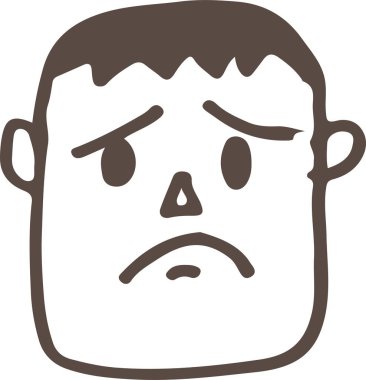 El çizimi insan simgesi sembol tasarımı