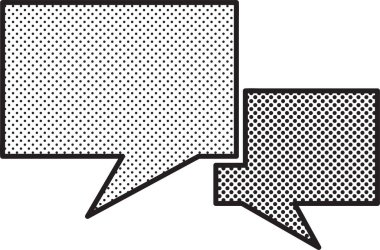 konuşma kabarcığı işaret simgesi tasarımı