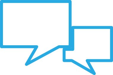 konuşma kabarcığı işaret simgesi tasarımı