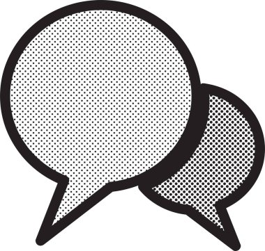 konuşma kabarcığı işaret simgesi tasarımı