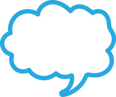 konuşma kabarcığı işaret simgesi tasarımı