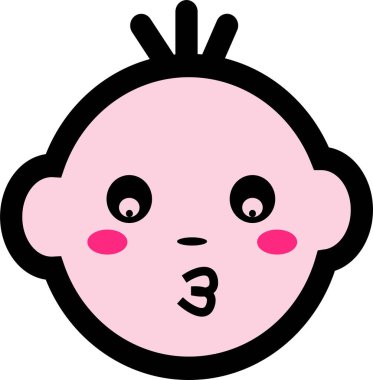 çocuk duygu simgesi tasarımı