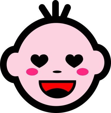 çocuk duygu simgesi tasarımı