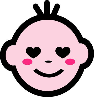 çocuk duygu simgesi tasarımı