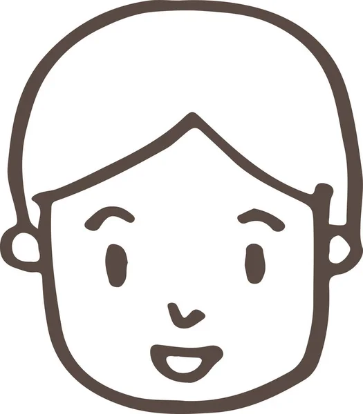 手描きの人々アイコン記号のデザイン — ストックベクタ
