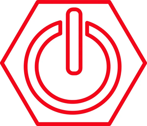 Návrh Symbolu Energetického Symbolu — Stockový vektor