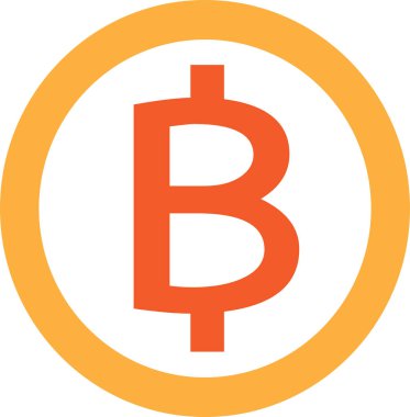 Engelleme zinciri Bitcoin Kripto para birimi simgesi simgesi