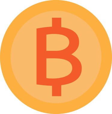 Engelleme zinciri Bitcoin Kripto para birimi simgesi simgesi