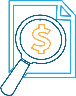 Dolar para simgesi işareti tasarımı