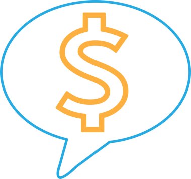 Dolar para simgesi işareti tasarımı