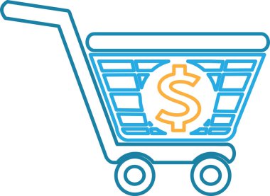 Dolar para simgesi işareti tasarımı