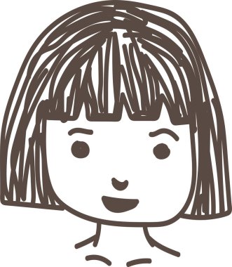 İnsanlar çizgi film simgesi tasarımı ile karşı karşıya