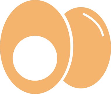 Yumurta simgesi sembol tasarımı