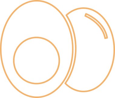 Yumurta simgesi sembol tasarımı