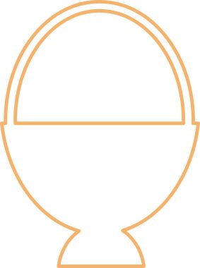 Yumurta simgesi sembol tasarımı