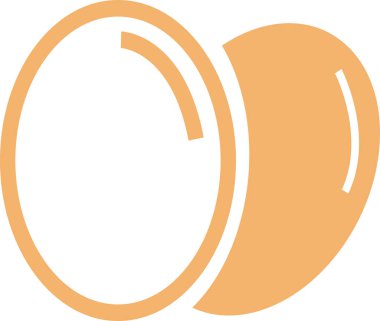 Yumurta simgesi sembol tasarımı