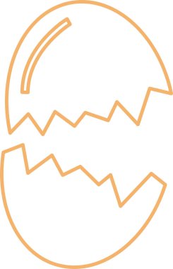 Yumurta simgesi sembol tasarımı